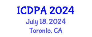 International Conference on Developmental Psychology and Adolescence (ICDPA) July 18, 2024 - Toronto, Canada
