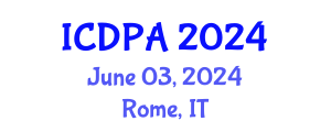 International Conference on Developmental Psychology and Adolescence (ICDPA) June 03, 2024 - Rome, Italy