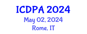 International Conference on Developmental Psychology and Adolescence (ICDPA) May 02, 2024 - Rome, Italy