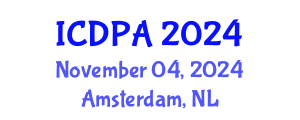 International Conference on Developmental Psychology and Adolescence (ICDPA) November 04, 2024 - Amsterdam, Netherlands