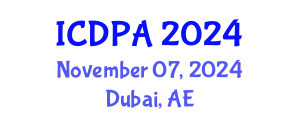 International Conference on Developmental Psychology and Adolescence (ICDPA) November 07, 2024 - Dubai, United Arab Emirates