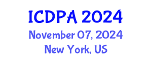 International Conference on Developmental Psychology and Adolescence (ICDPA) November 07, 2024 - New York, United States