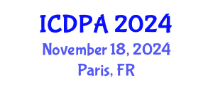 International Conference on Developmental Psychology and Adolescence (ICDPA) November 18, 2024 - Paris, France