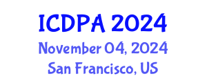 International Conference on Developmental Psychology and Adolescence (ICDPA) November 04, 2024 - San Francisco, United States