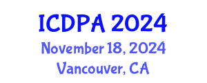 International Conference on Developmental Psychology and Adolescence (ICDPA) November 18, 2024 - Vancouver, Canada