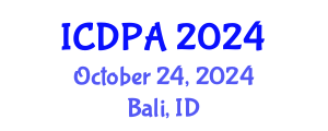 International Conference on Developmental Psychology and Adolescence (ICDPA) October 24, 2024 - Bali, Indonesia