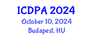 International Conference on Developmental Psychology and Adolescence (ICDPA) October 10, 2024 - Budapest, Hungary
