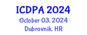 International Conference on Developmental Psychology and Adolescence (ICDPA) October 03, 2024 - Dubrovnik, Croatia