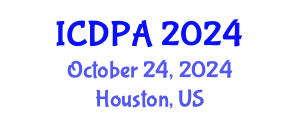 International Conference on Developmental Psychology and Adolescence (ICDPA) October 24, 2024 - Houston, United States
