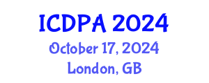 International Conference on Developmental Psychology and Adolescence (ICDPA) October 17, 2024 - London, United Kingdom
