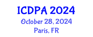 International Conference on Developmental Psychology and Adolescence (ICDPA) October 28, 2024 - Paris, France