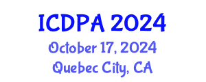 International Conference on Developmental Psychology and Adolescence (ICDPA) October 17, 2024 - Quebec City, Canada