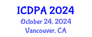 International Conference on Developmental Psychology and Adolescence (ICDPA) October 24, 2024 - Vancouver, Canada