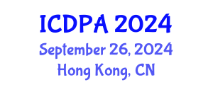 International Conference on Developmental Psychology and Adolescence (ICDPA) September 26, 2024 - Hong Kong, China