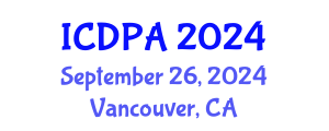 International Conference on Developmental Psychology and Adolescence (ICDPA) September 26, 2024 - Vancouver, Canada