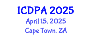 International Conference on Developmental Psychology and Adolescence (ICDPA) April 15, 2025 - Cape Town, South Africa