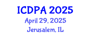 International Conference on Developmental Psychology and Adolescence (ICDPA) April 29, 2025 - Jerusalem, Israel