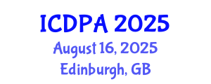 International Conference on Developmental Psychology and Adolescence (ICDPA) August 16, 2025 - Edinburgh, United Kingdom