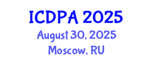 International Conference on Developmental Psychology and Adolescence (ICDPA) August 30, 2025 - Moscow, Russia