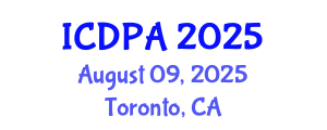 International Conference on Developmental Psychology and Adolescence (ICDPA) August 09, 2025 - Toronto, Canada