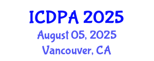 International Conference on Developmental Psychology and Adolescence (ICDPA) August 05, 2025 - Vancouver, Canada