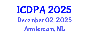International Conference on Developmental Psychology and Adolescence (ICDPA) December 02, 2025 - Amsterdam, Netherlands