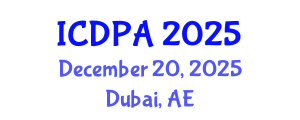 International Conference on Developmental Psychology and Adolescence (ICDPA) December 20, 2025 - Dubai, United Arab Emirates