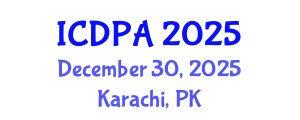 International Conference on Developmental Psychology and Adolescence (ICDPA) December 30, 2025 - Karachi, Pakistan