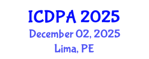 International Conference on Developmental Psychology and Adolescence (ICDPA) December 02, 2025 - Lima, Peru