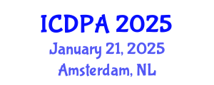 International Conference on Developmental Psychology and Adolescence (ICDPA) January 21, 2025 - Amsterdam, Netherlands