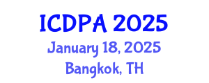 International Conference on Developmental Psychology and Adolescence (ICDPA) January 18, 2025 - Bangkok, Thailand