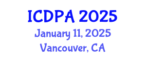 International Conference on Developmental Psychology and Adolescence (ICDPA) January 11, 2025 - Vancouver, Canada
