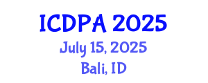 International Conference on Developmental Psychology and Adolescence (ICDPA) July 15, 2025 - Bali, Indonesia