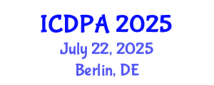 International Conference on Developmental Psychology and Adolescence (ICDPA) July 22, 2025 - Berlin, Germany