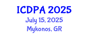 International Conference on Developmental Psychology and Adolescence (ICDPA) July 15, 2025 - Mykonos, Greece