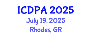 International Conference on Developmental Psychology and Adolescence (ICDPA) July 19, 2025 - Rhodes, Greece