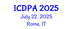 International Conference on Developmental Psychology and Adolescence (ICDPA) July 22, 2025 - Rome, Italy