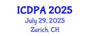 International Conference on Developmental Psychology and Adolescence (ICDPA) July 29, 2025 - Zurich, Switzerland