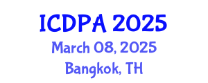 International Conference on Developmental Psychology and Adolescence (ICDPA) March 08, 2025 - Bangkok, Thailand