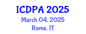 International Conference on Developmental Psychology and Adolescence (ICDPA) March 04, 2025 - Rome, Italy