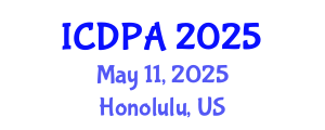International Conference on Developmental Psychology and Adolescence (ICDPA) May 11, 2025 - Honolulu, United States