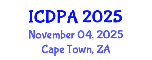 International Conference on Developmental Psychology and Adolescence (ICDPA) November 04, 2025 - Cape Town, South Africa