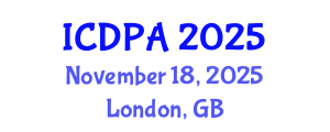 International Conference on Developmental Psychology and Adolescence (ICDPA) November 18, 2025 - London, United Kingdom