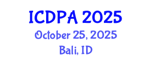International Conference on Developmental Psychology and Adolescence (ICDPA) October 25, 2025 - Bali, Indonesia