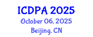 International Conference on Developmental Psychology and Adolescence (ICDPA) October 06, 2025 - Beijing, China