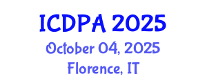 International Conference on Developmental Psychology and Adolescence (ICDPA) October 04, 2025 - Florence, Italy