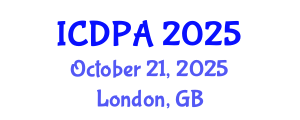International Conference on Developmental Psychology and Adolescence (ICDPA) October 21, 2025 - London, United Kingdom