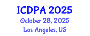 International Conference on Developmental Psychology and Adolescence (ICDPA) October 28, 2025 - Los Angeles, United States