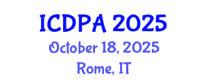 International Conference on Developmental Psychology and Adolescence (ICDPA) October 18, 2025 - Rome, Italy