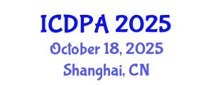 International Conference on Developmental Psychology and Adolescence (ICDPA) October 18, 2025 - Shanghai, China